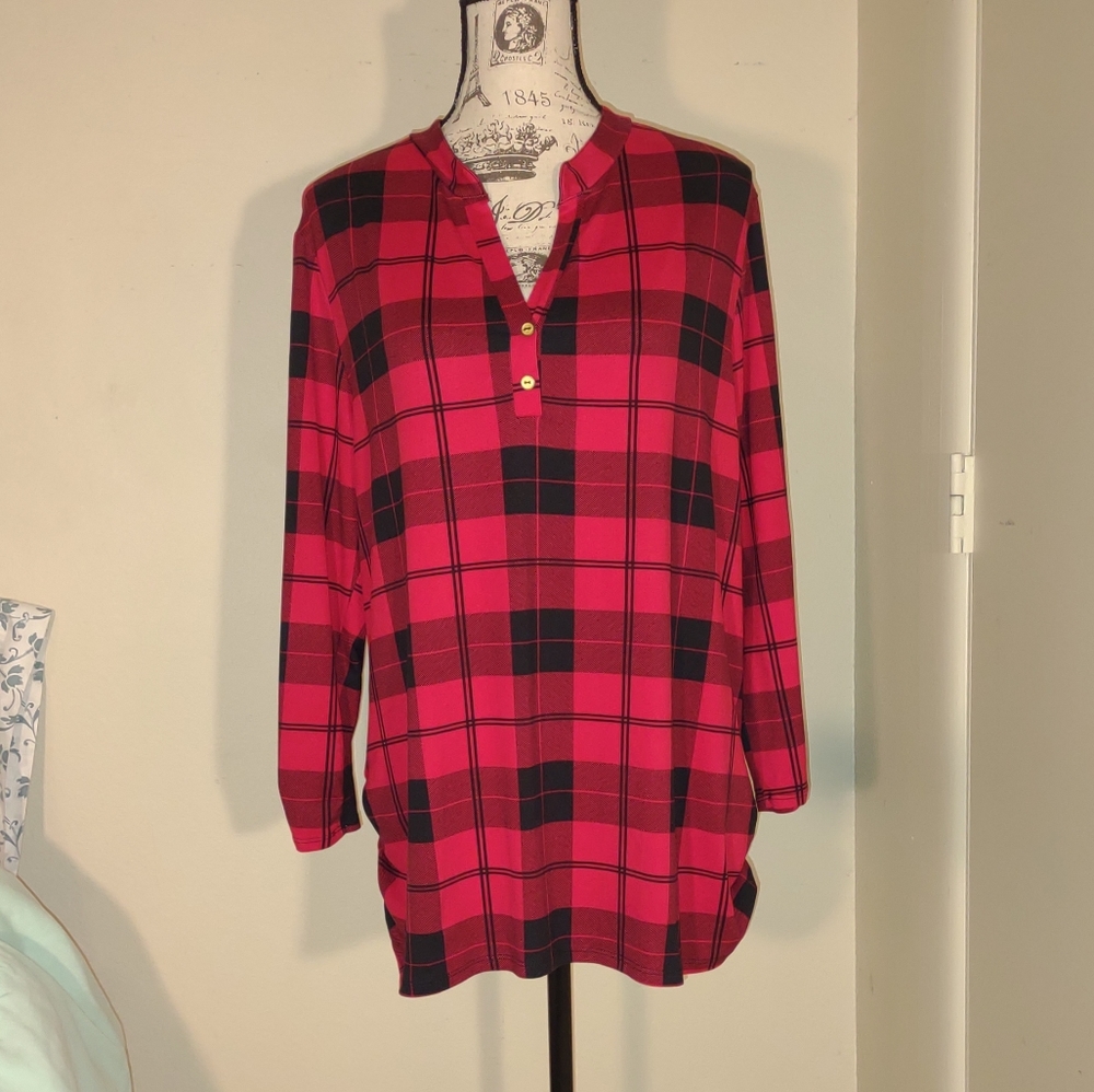 Maternity, women's, long sleeve t-shirt, "Cupcake cafe", size L